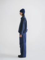 Washed Multi-Pocket Denim Cargo Jacket