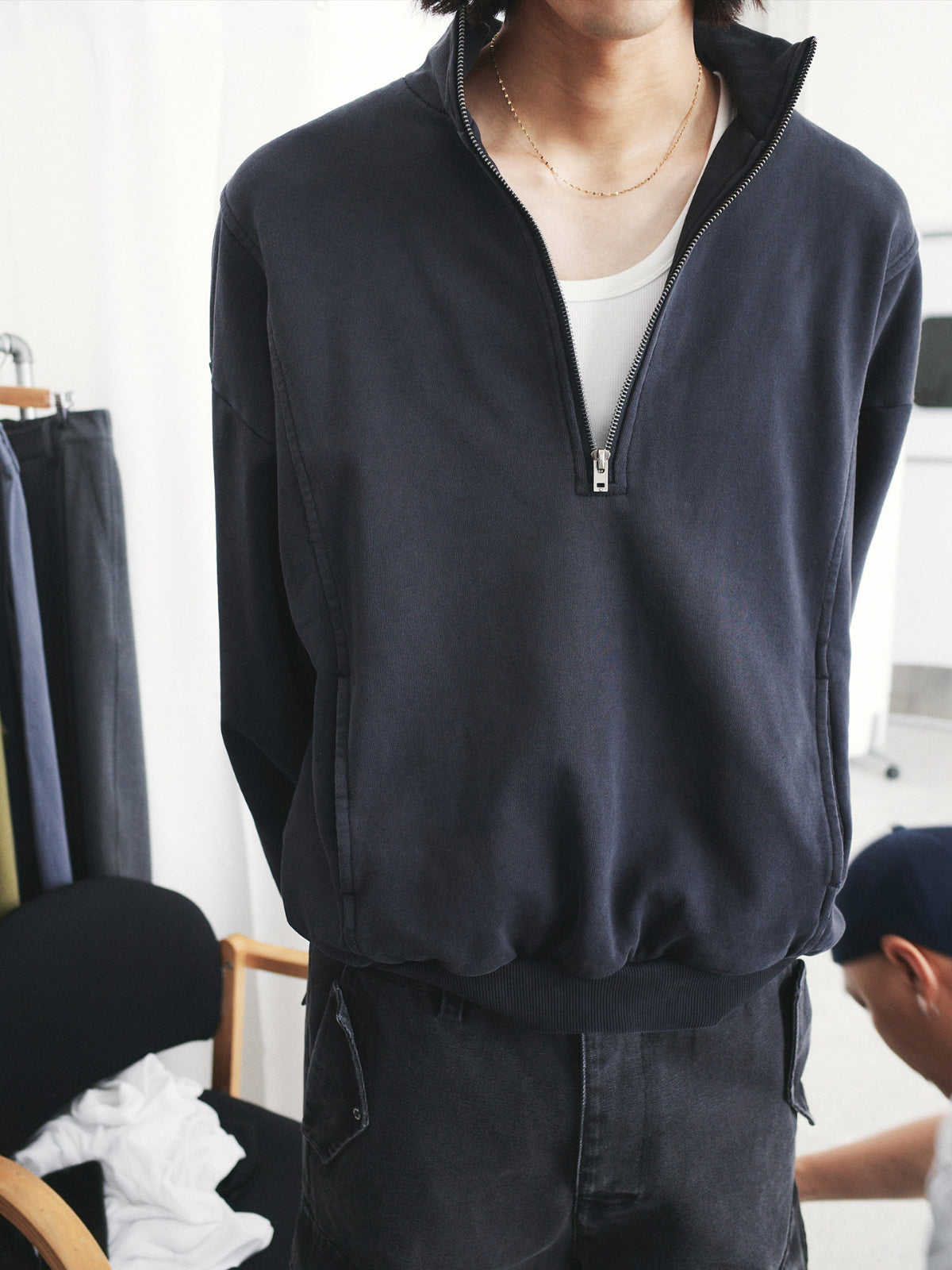 Knot | Heavyweight Half-Zip Sweatshirt