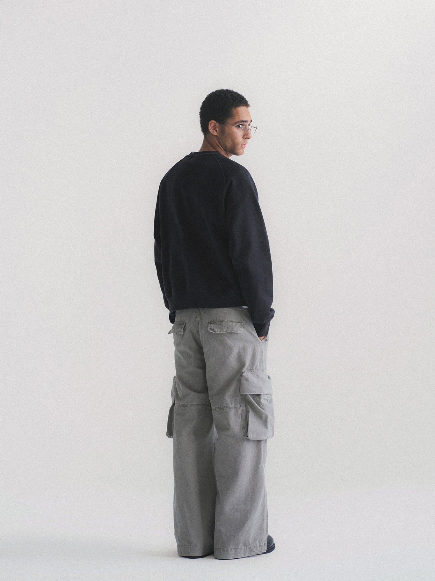 Thread | Distressed Cotton Crewneck Sweatshirt