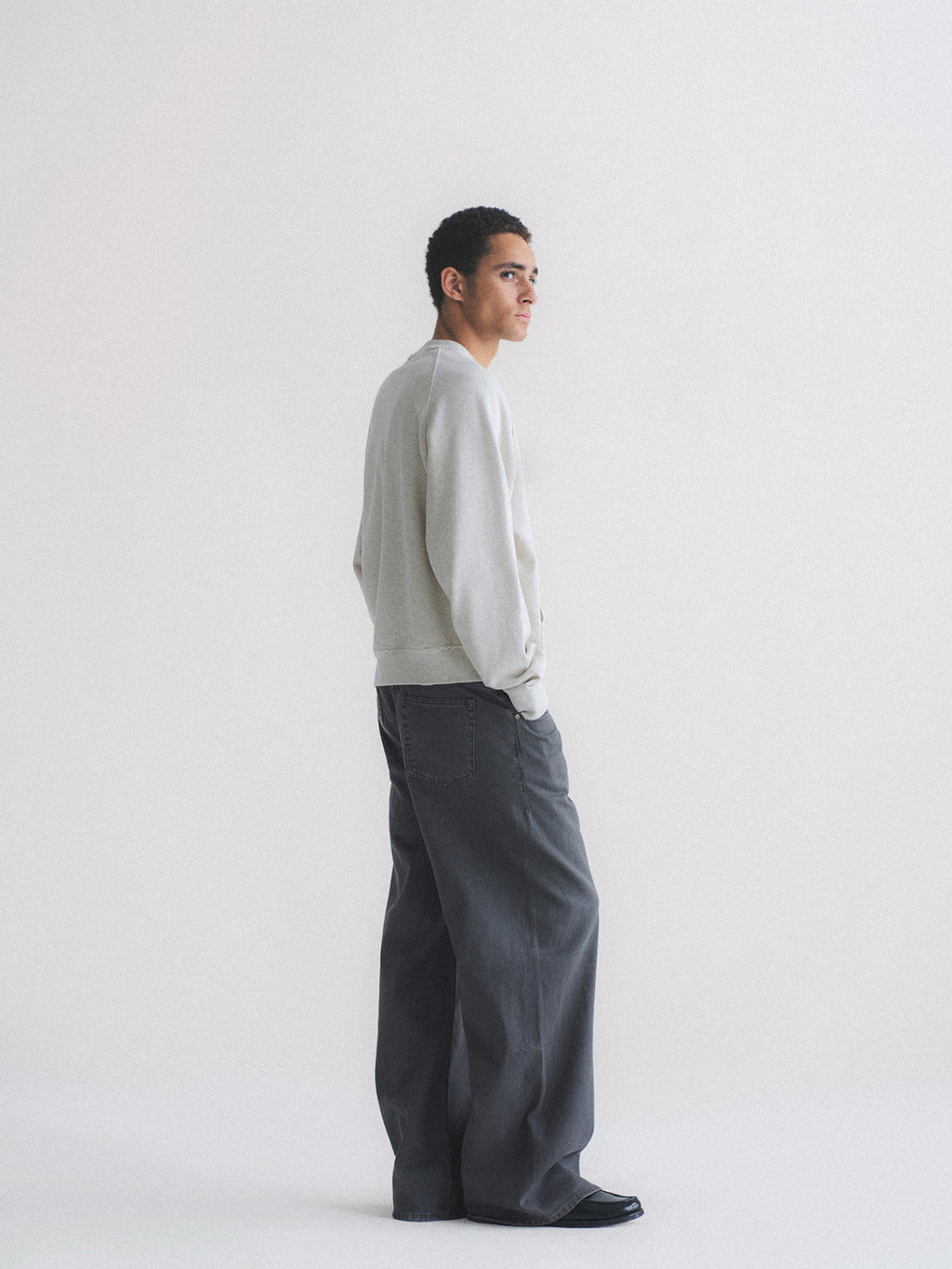 Thread | Distressed Cotton Crewneck Sweatshirt