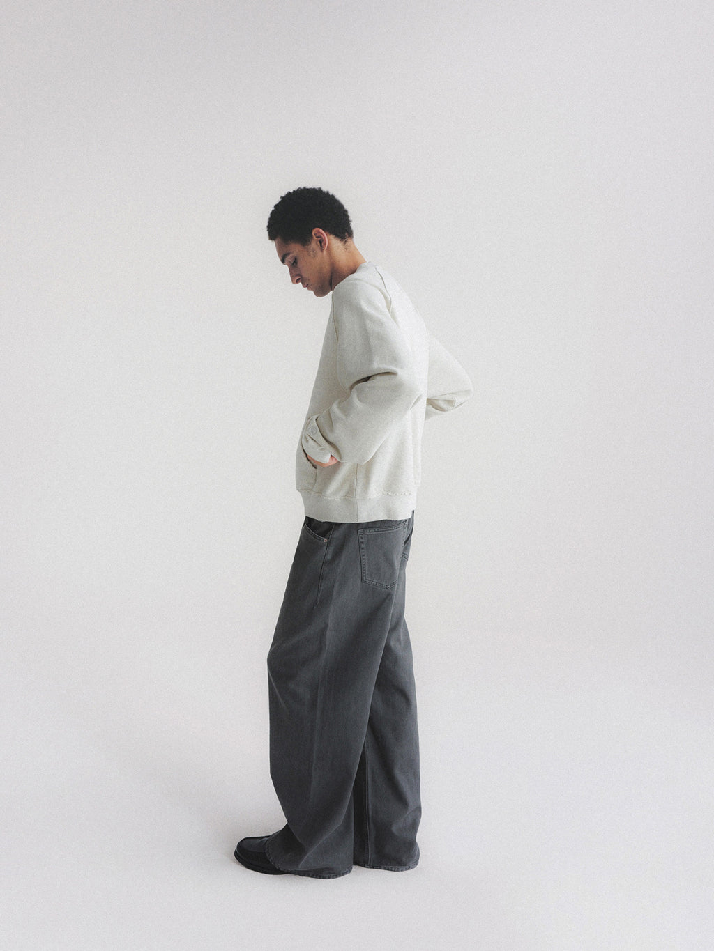 Thread | Distressed Cotton Crewneck Sweatshirt