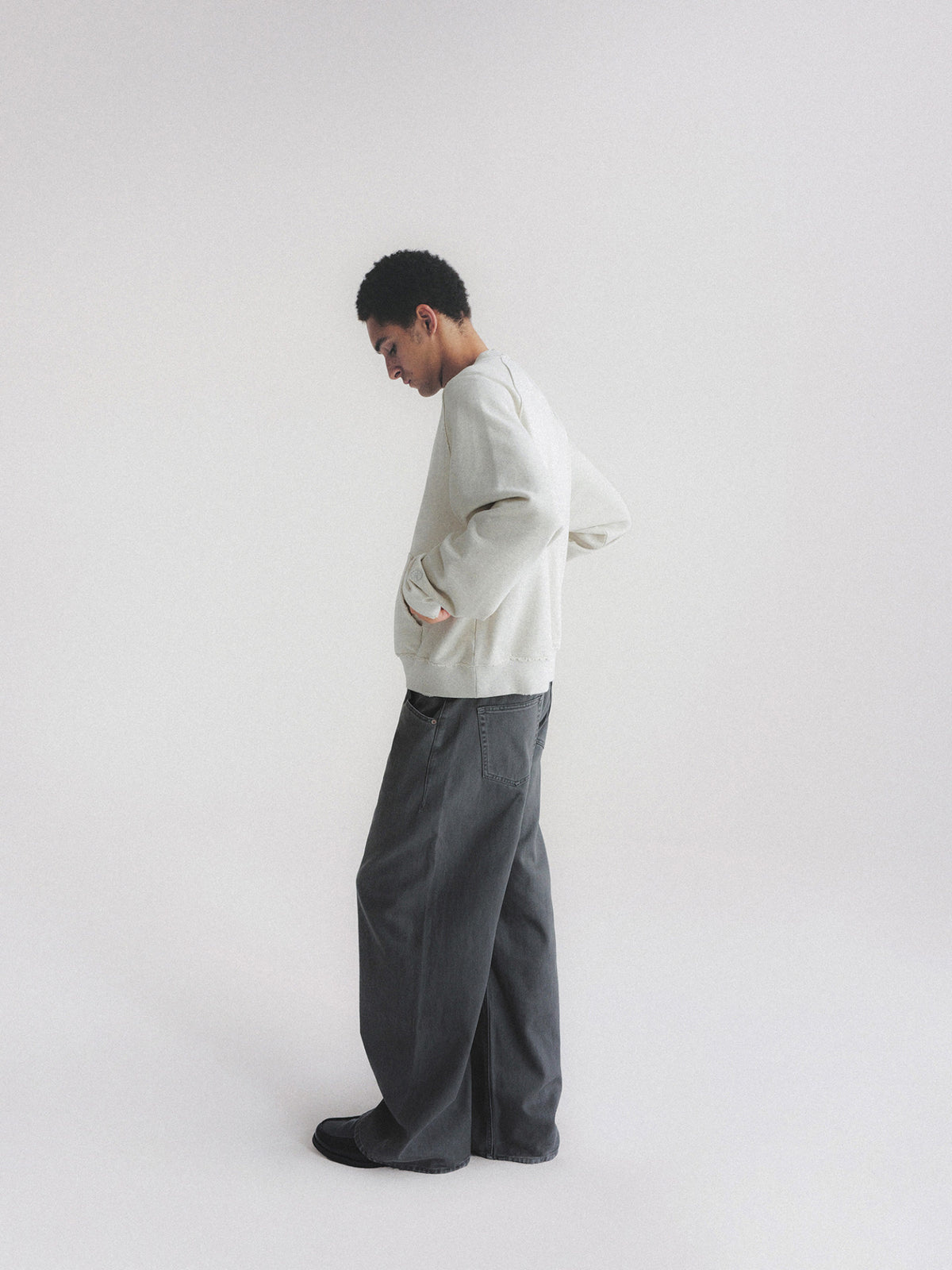 Thread | Distressed Cotton Crewneck Sweatshirt