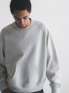 Thread | Distressed Cotton Crewneck Sweatshirt