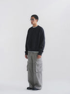 Thread | Distressed Cotton Crewneck Sweatshirt