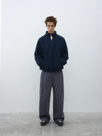 Stand Collar Fleece Half-Zip Pullover