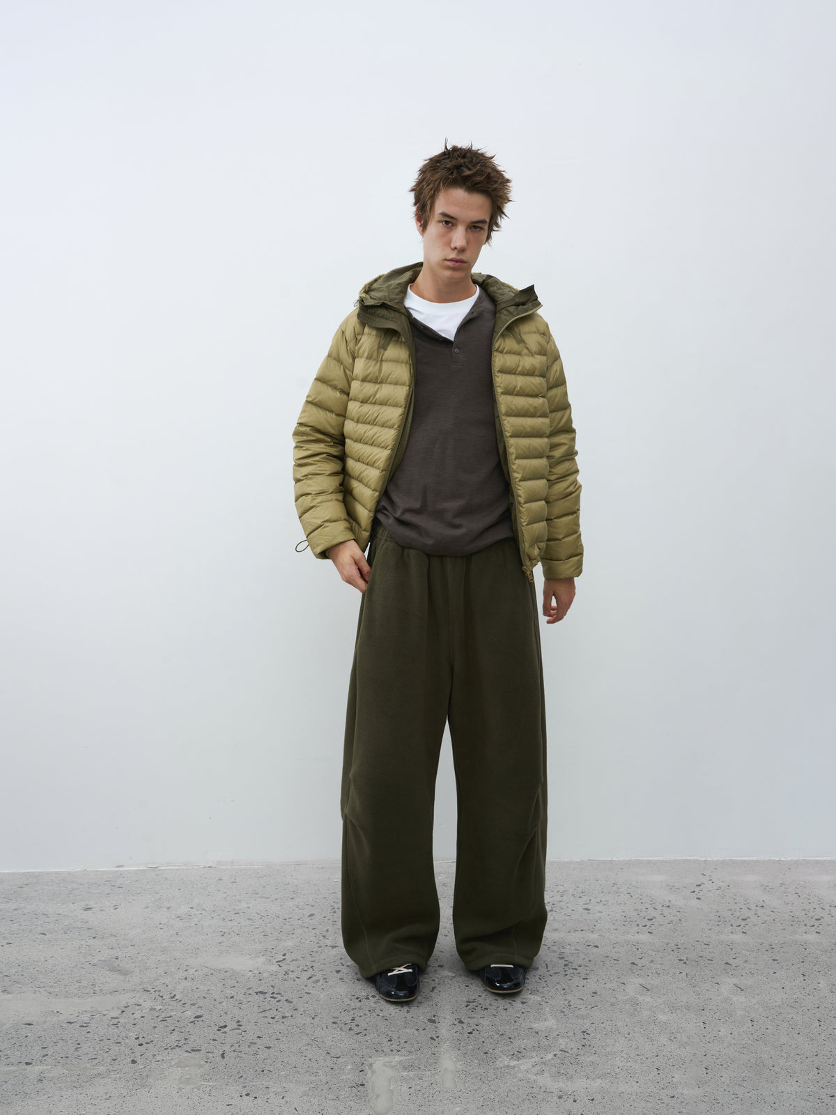 Fleece Wide Leg Sweatpants