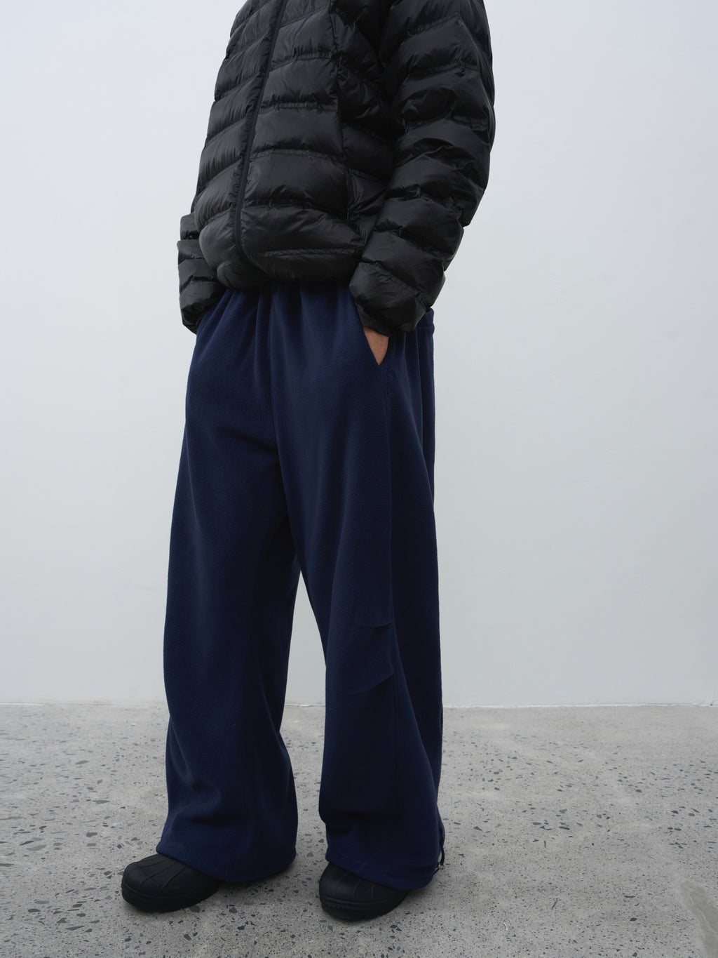 Fleece Wide Leg Sweatpants