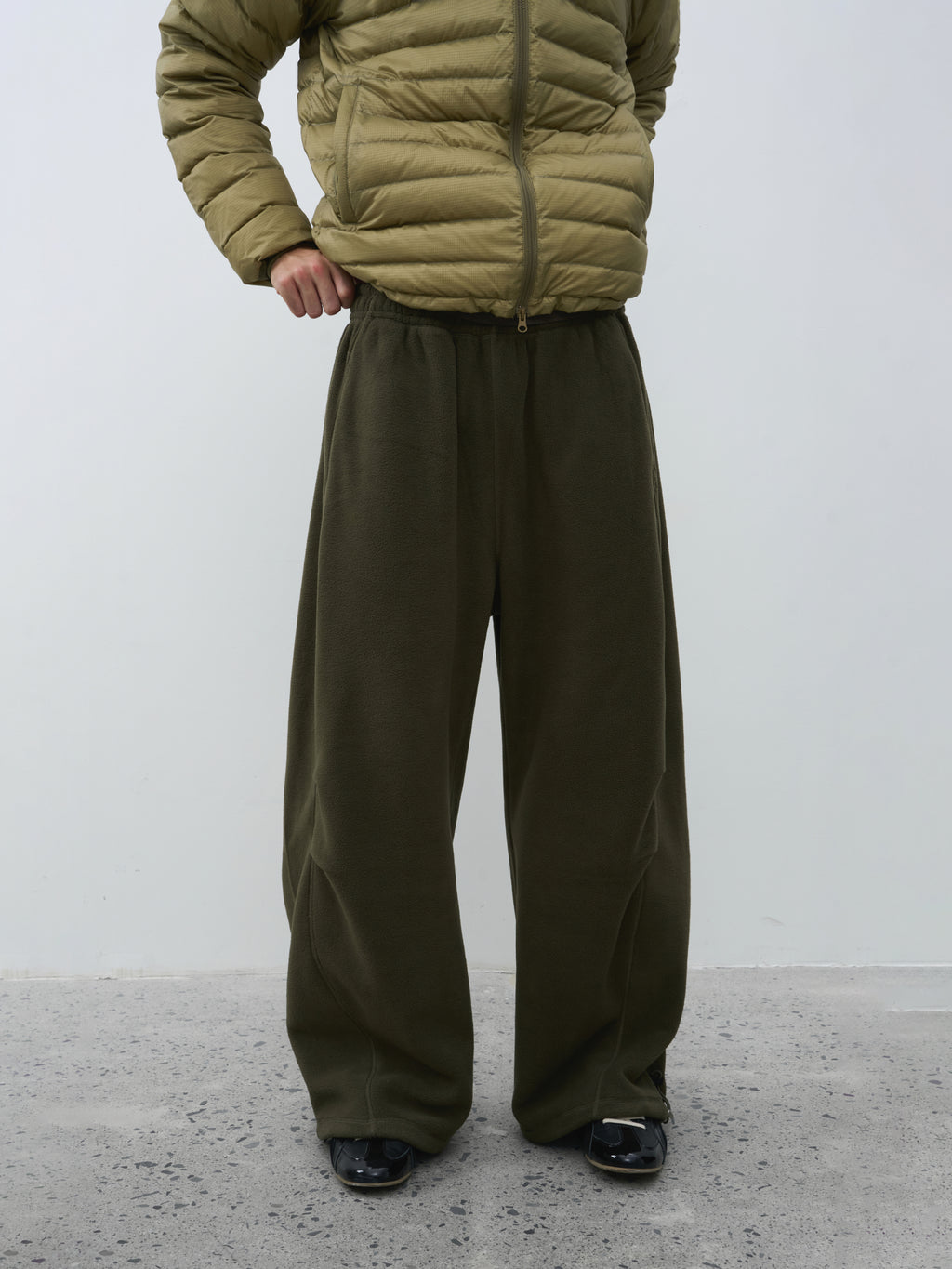 Fleece Wide Leg Sweatpants