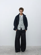 Curved Leg Baggy Jeans
