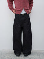 Curved Leg Baggy Jeans