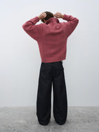 Curved Leg Baggy Jeans