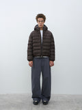 Reversible Hooded Cropped Down Jacket