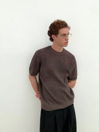 Thread | Air Lyocell Linen Openwork Knit Tee