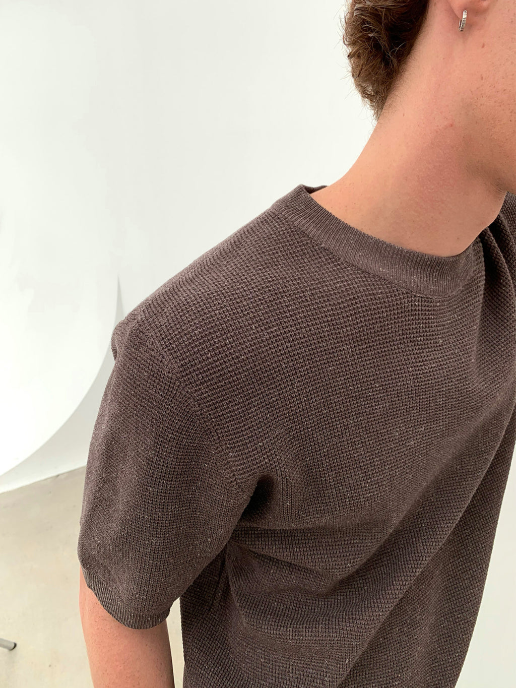 Thread | Air Lyocell Linen Openwork Knit Tee