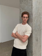 Thread | Air Lyocell Linen Openwork Knit Tee
