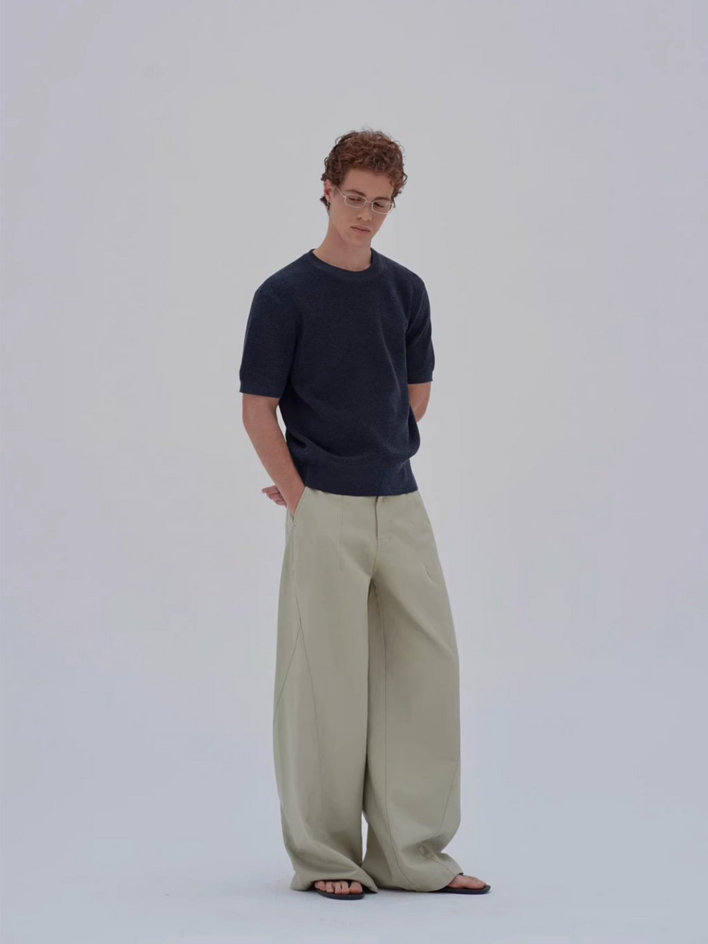 Thread | Air Lyocell Linen Openwork Knit Tee