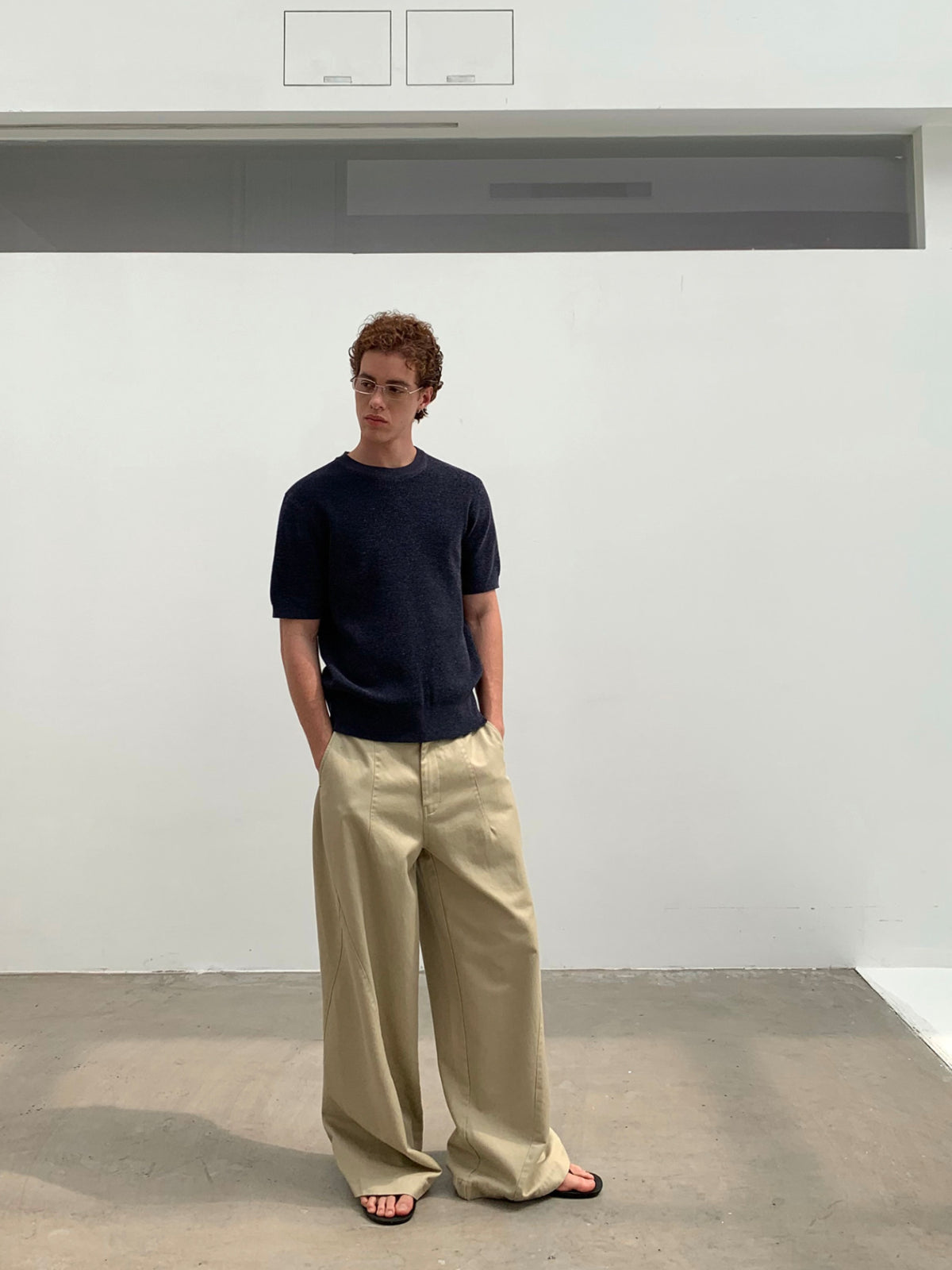 Thread | Air Lyocell Linen Openwork Knit Tee