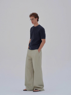Thread | Air Lyocell Linen Openwork Knit Tee