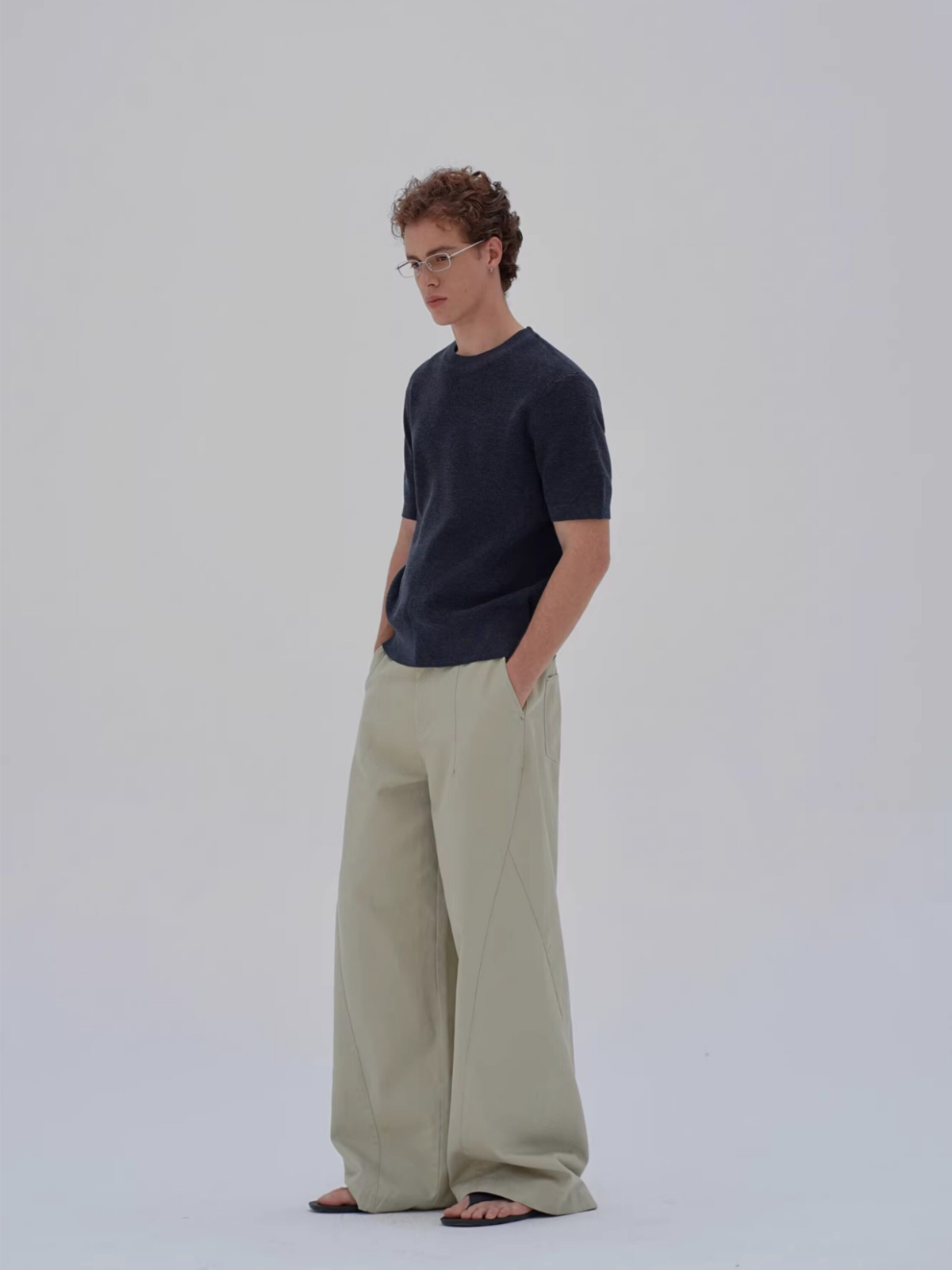 Thread | Air Lyocell Linen Openwork Knit Tee