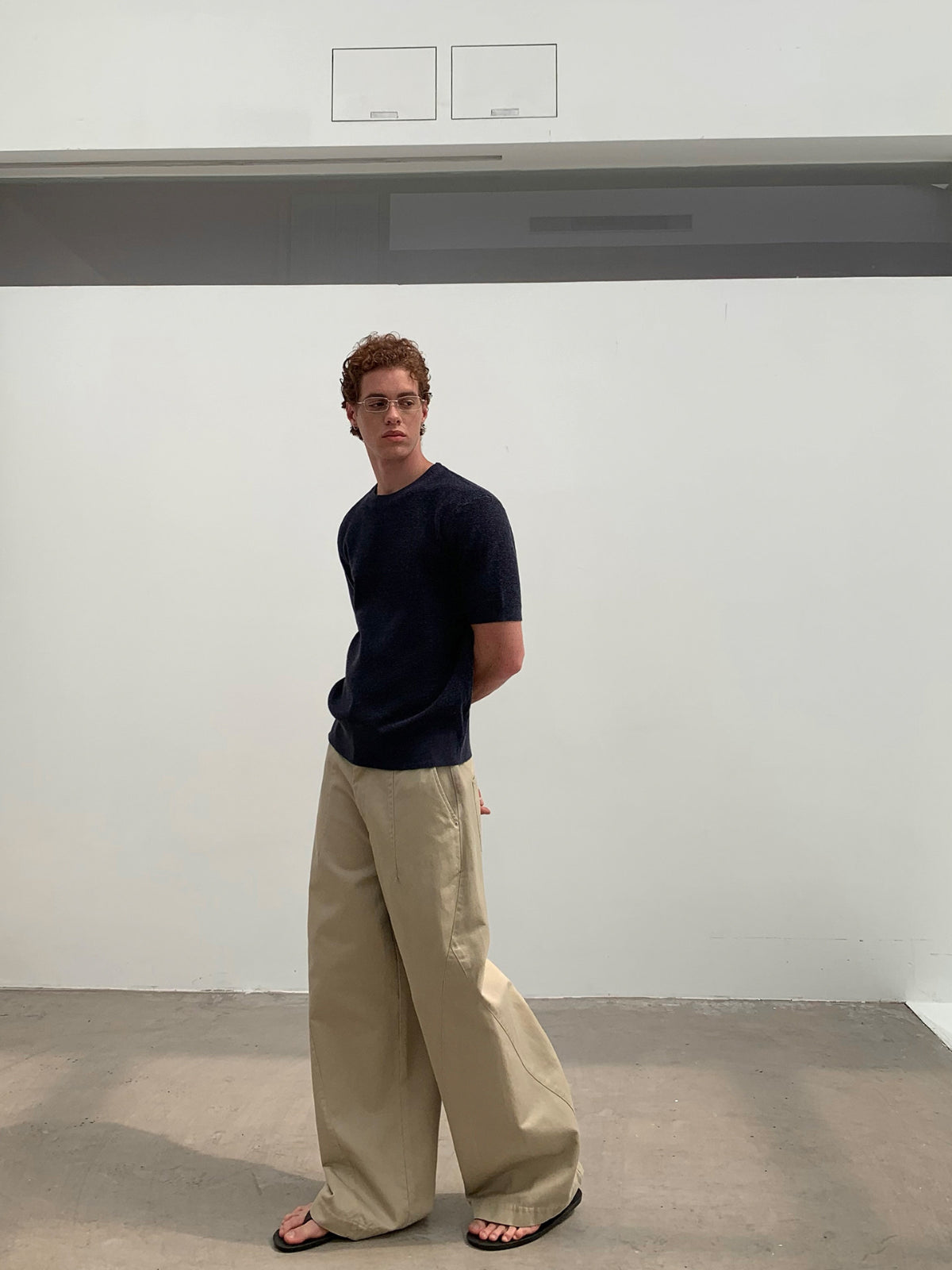 Thread | Air Lyocell Linen Openwork Knit Tee
