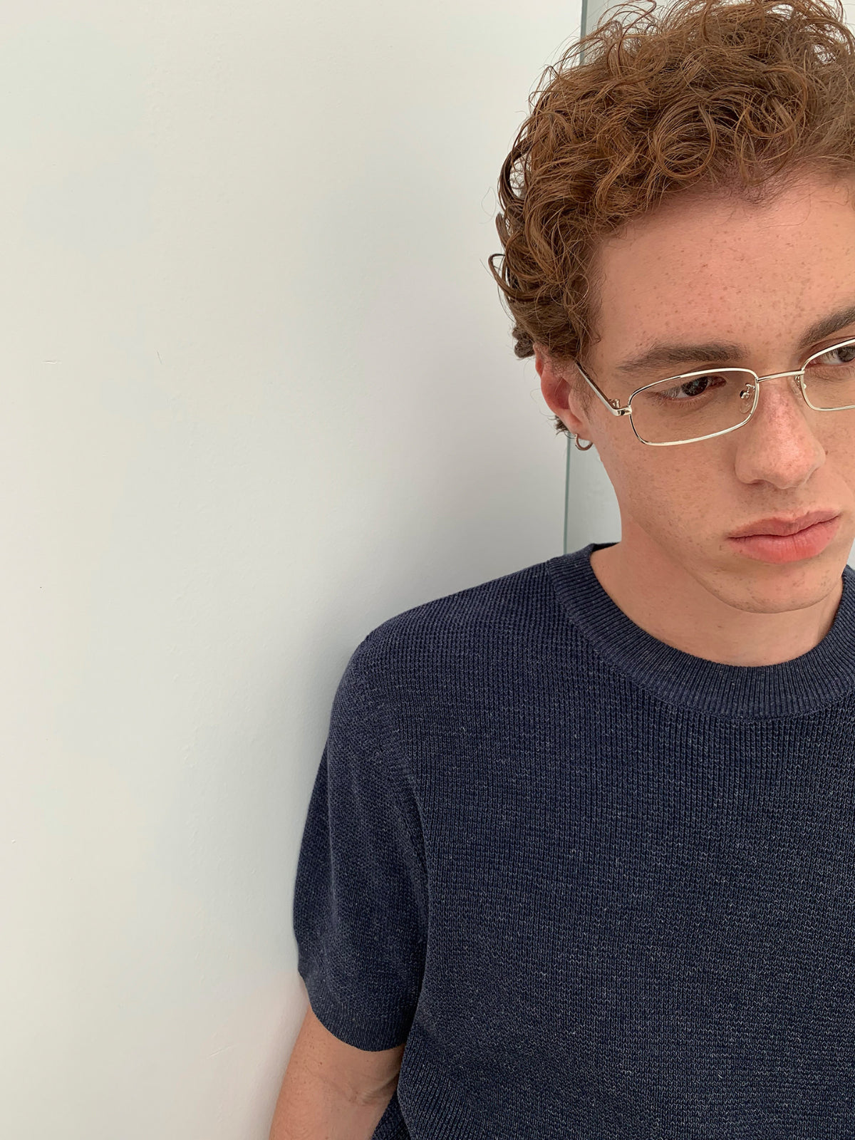 Thread | Air Lyocell Linen Openwork Knit Tee