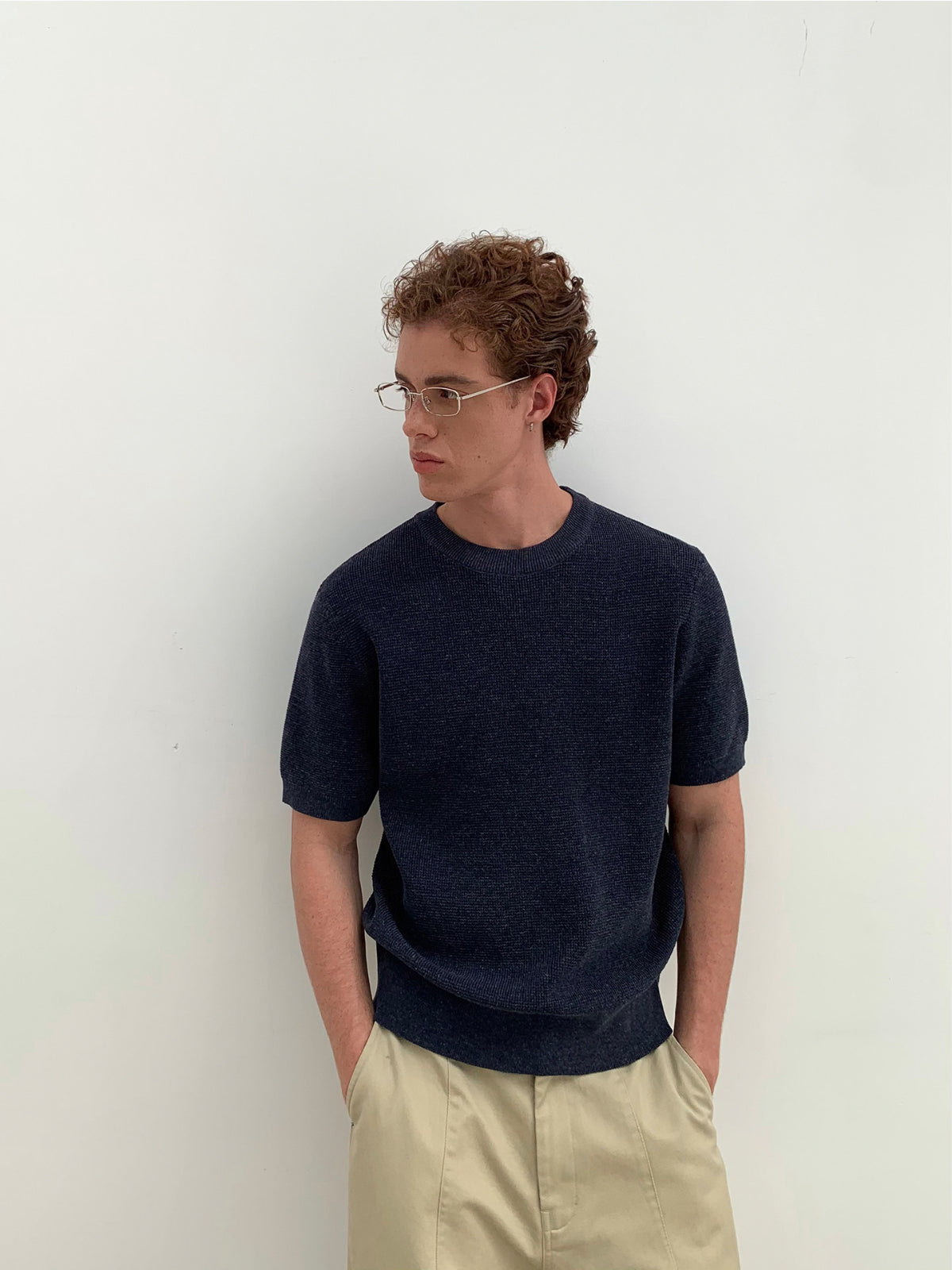 Thread | Air Lyocell Linen Openwork Knit Tee