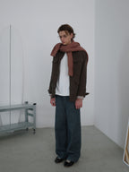 Lyocell Linen Stand Collar Cargo Jacket