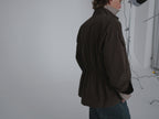 Lyocell Linen Stand Collar Cargo Jacket