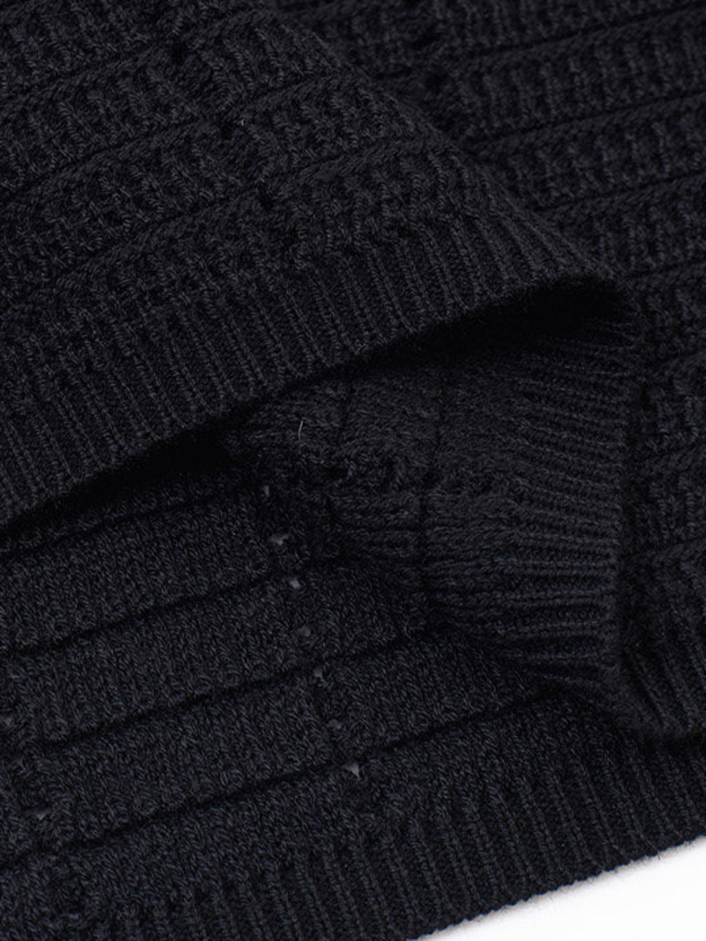 Knot | Openwork Wool Knit Polo