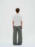 Knot | Openwork Wool Knit Polo