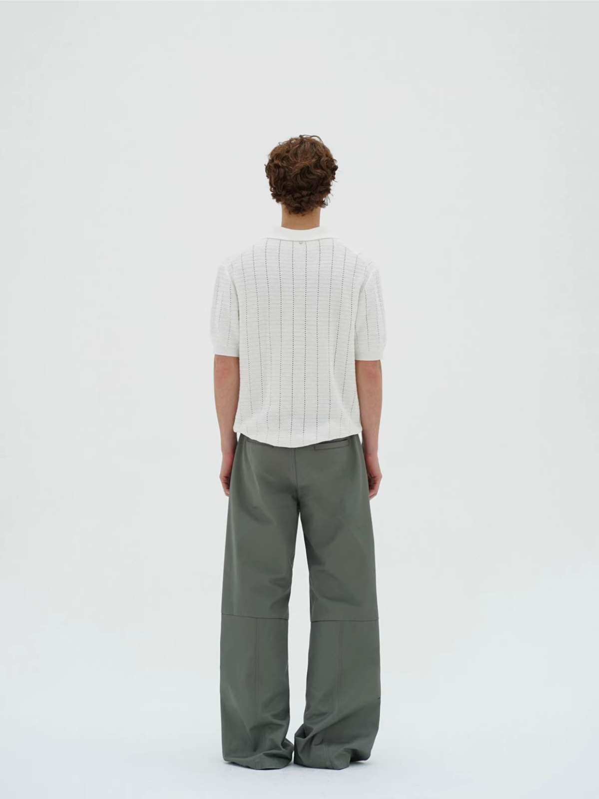 Knot | Openwork Wool Knit Polo