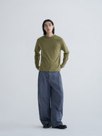 Wool-Blend Mock Neck L/S Tee