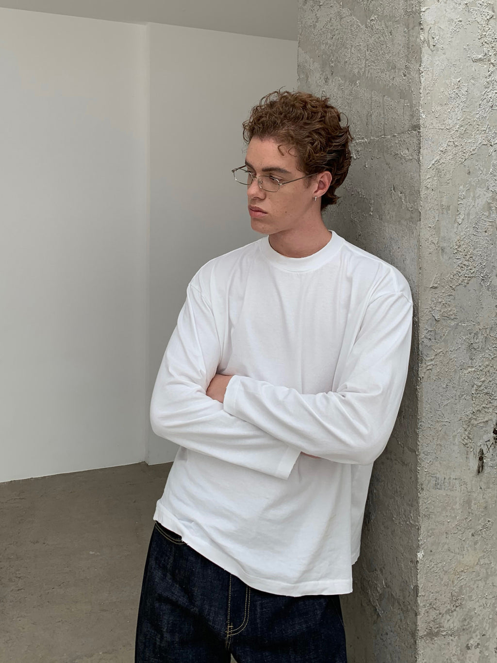 Thread | Distressed Cotton Long Sleeve Tee
