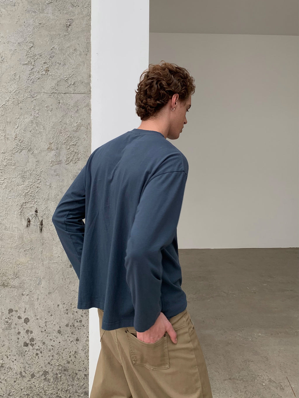 Thread | Distressed Cotton Long Sleeve Tee