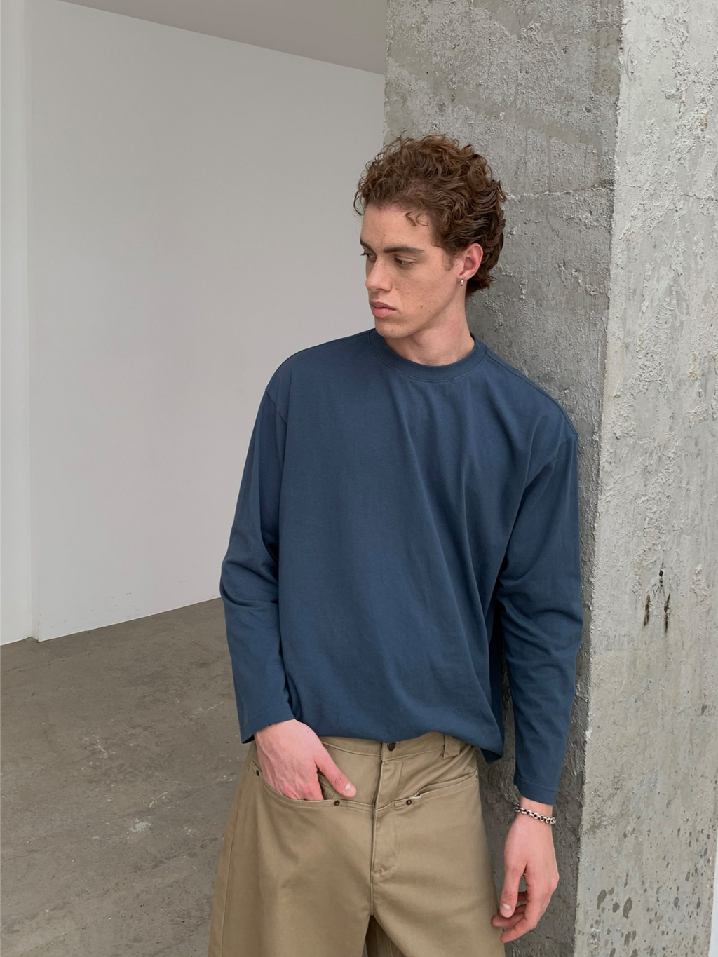 Thread | Distressed Cotton Long Sleeve Tee