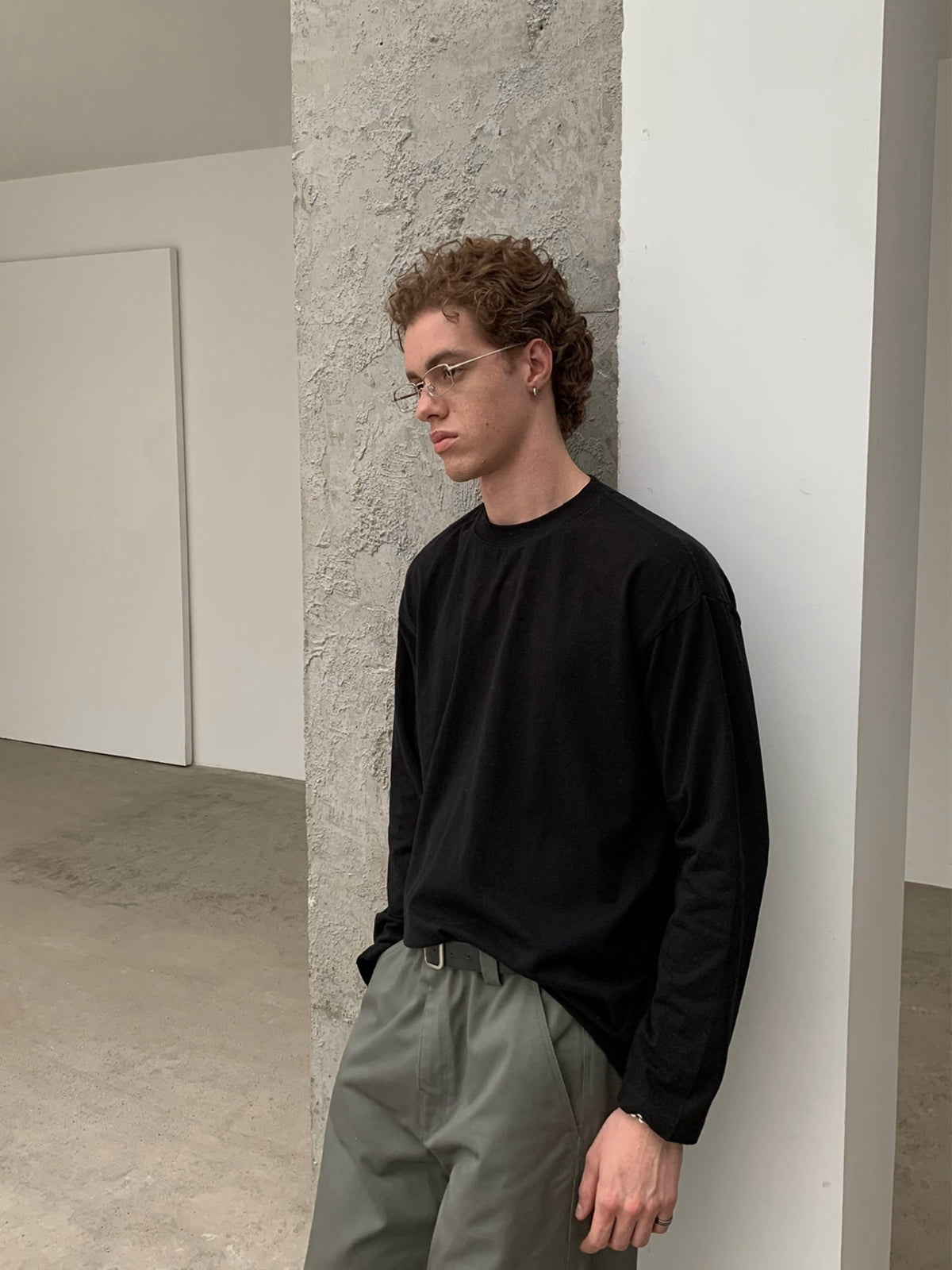 Thread | Distressed Cotton Long Sleeve Tee